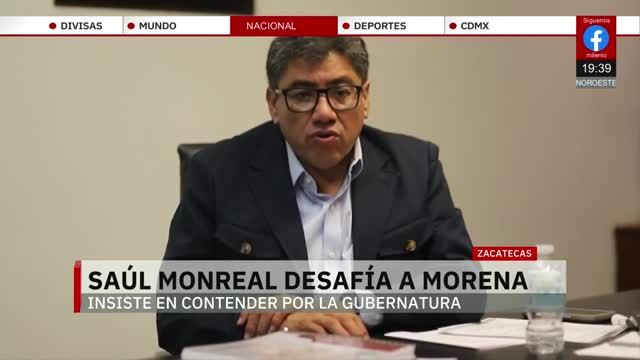Saúl Monreal desafía a Morena por la gubernatura de Zacatecas | Elisa Alanís, 9 de febrero de 2026