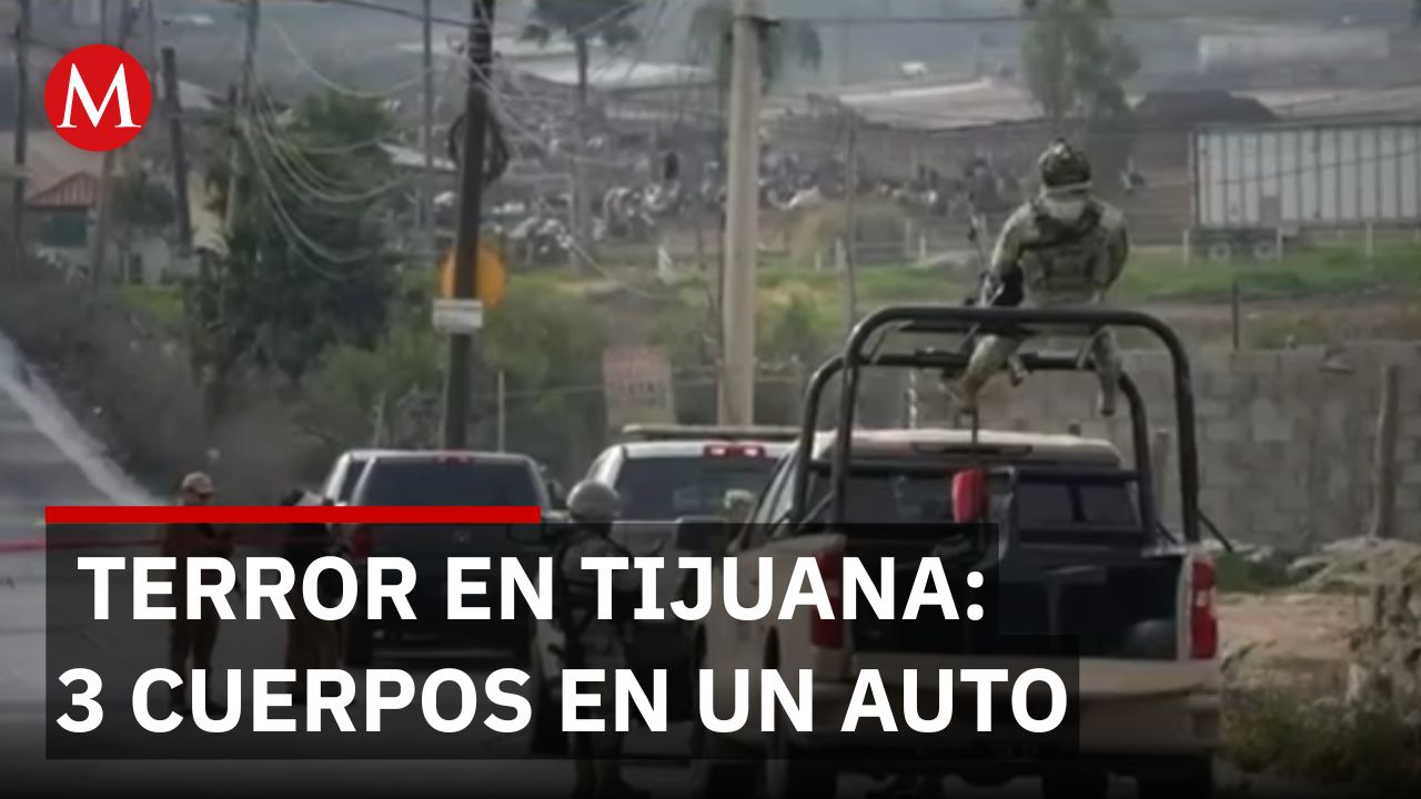 Terror en la frontera: Hallan a 3 hombres torturados dentro de un auto en Tijuana