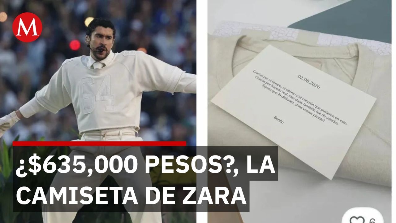 ¿Vale más que un coche? Revenden camiseta de Bad Bunny x Zara en medio millón de pesos
