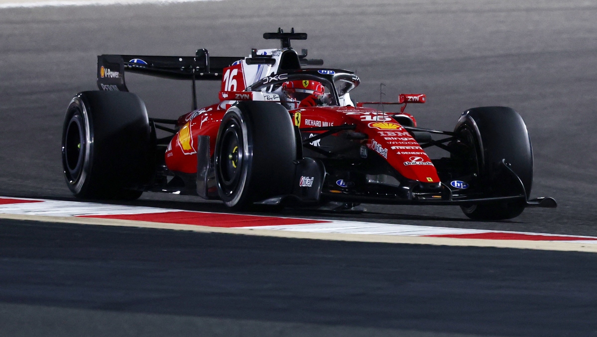 Leclerc se alza como el más rápido en el segundo día de pruebas de Fórmula 1 en Bahréin