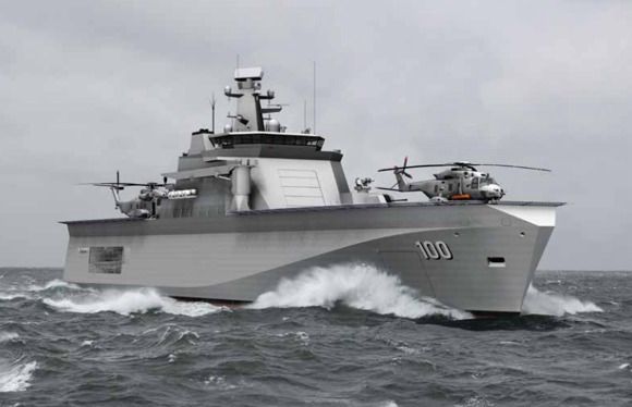 Marina reporta avance del 37% en fabricación de nuevo Buque Multipropósito