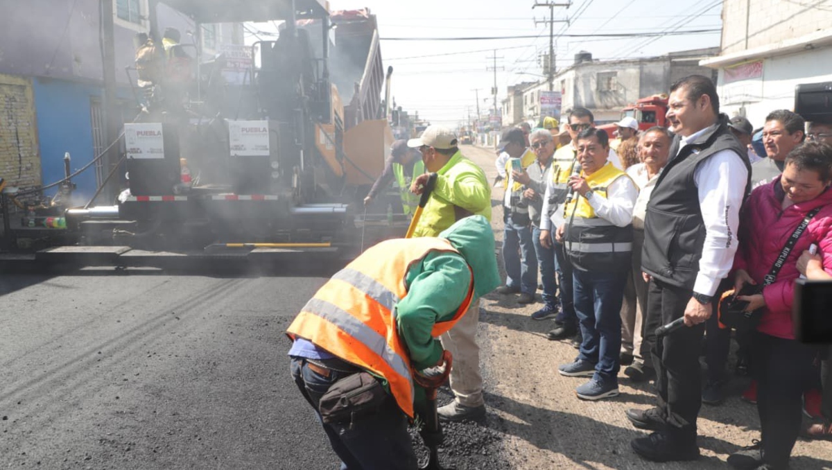 Armenta da inicio a remodelación de calle 7 Norte, en Puebla | Especial