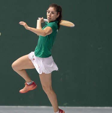 Dulce Figueroa aseguró que quiere clasificar y ganar el Mundial de frontenis de este año; su otro objetivo son los Juegos Panamericanos