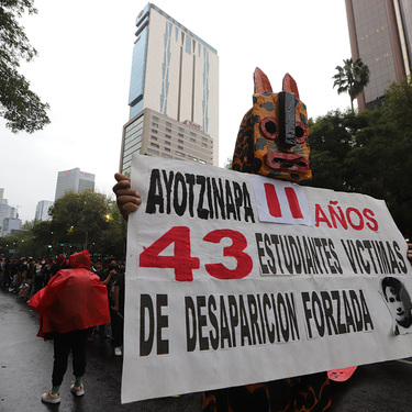 Marcha por avenida reforma