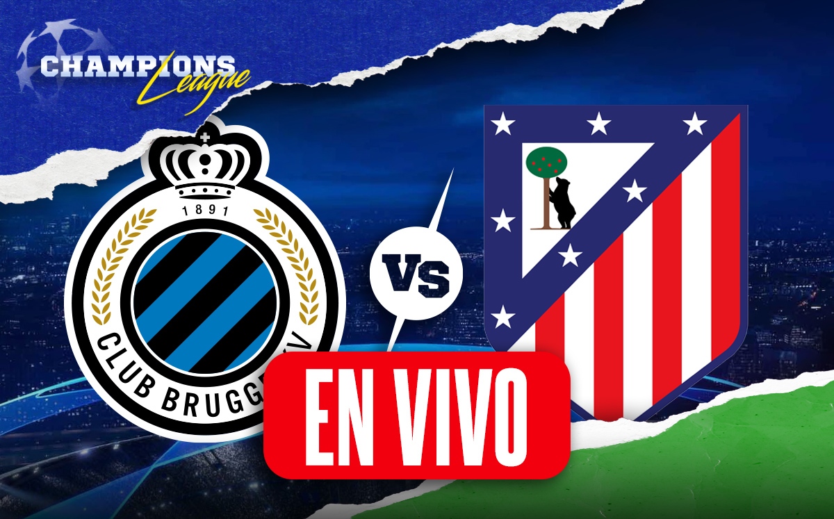 Brujas vs Atlético de Madrid EN VIVO. Partido Ida Playoffs Champions League 2026 HOY