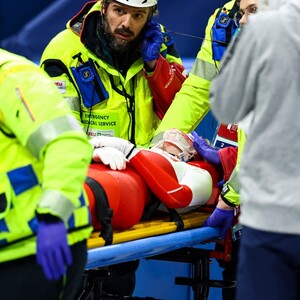 Patinadora Kamila Sellier sufre dramática herida en el ojo en los Juegos Olímpicos de Invierno