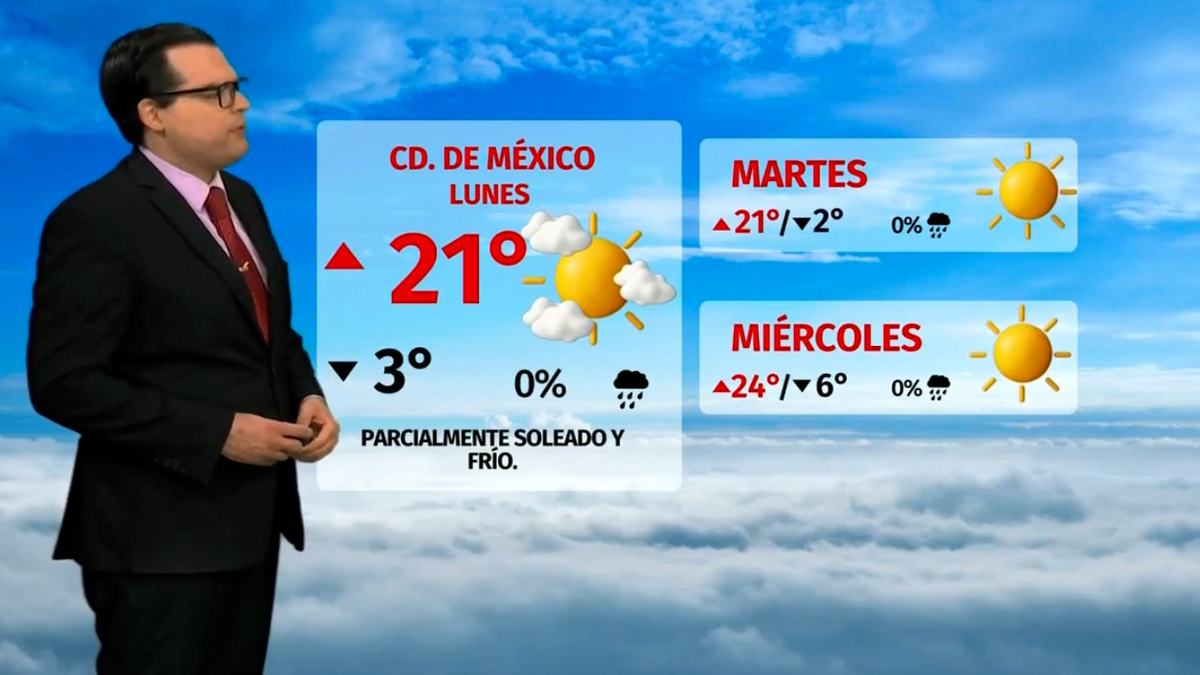 Clima de hoy 23 de febrero de 2026 | Pronóstico con Nelson Valdez