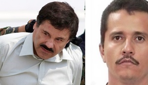 Joaquín Guzmán Loera y Nemesio Oseguera Cervantes, líderes del narcotráfico. | ESPECIAL