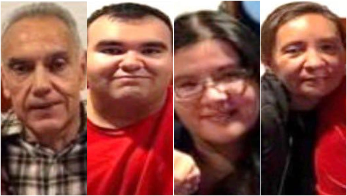 Se trata de la familia Campos, compuesta por un matrimonio y sus dos hijos | Especial