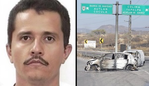 Bloqueos tras la muerte de El Mencho, líder del CJNG