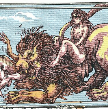 Ex libris: Diana y Acteón. Ilustración de mitología, realiada por el artista visual Eko.