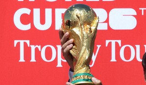 Trofeo de la Copa del Mundo en México