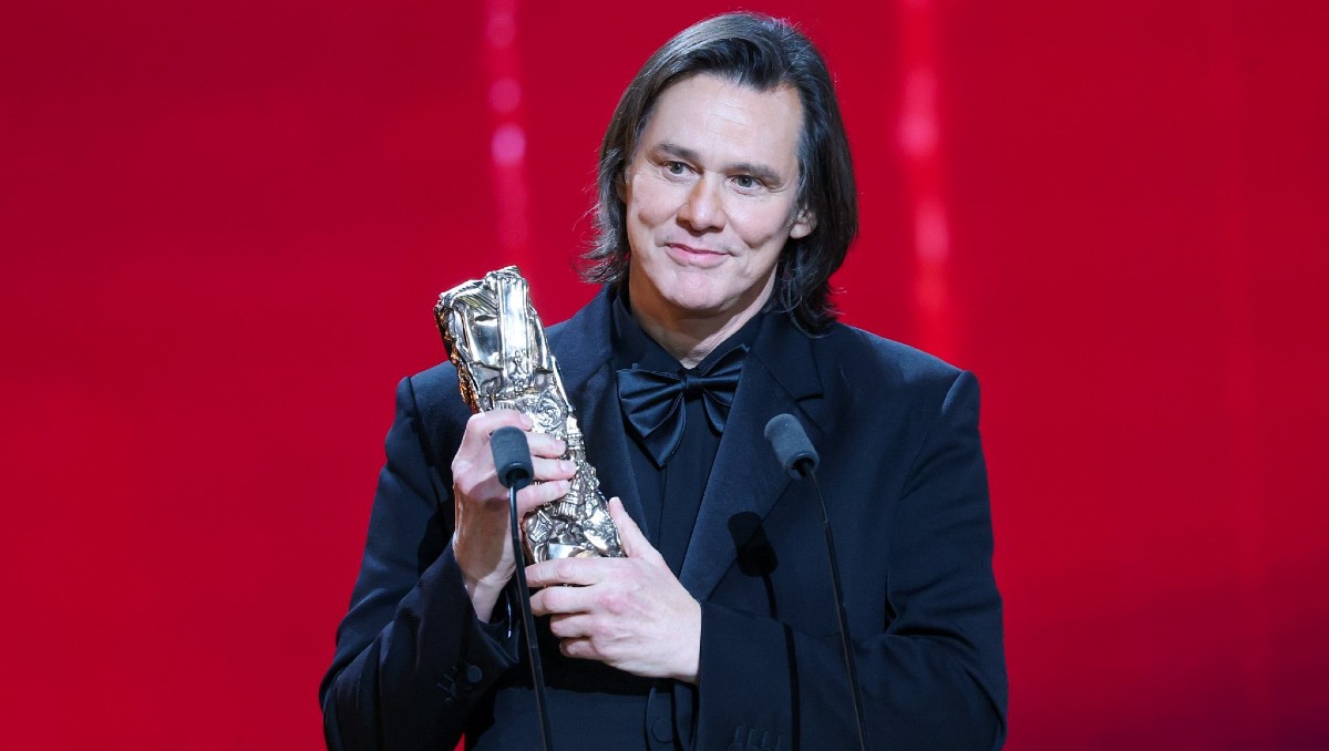 Jim Carrey, actor de La Mascara recibió un César de Honor por su trayectoria |  X @SceneinCinema