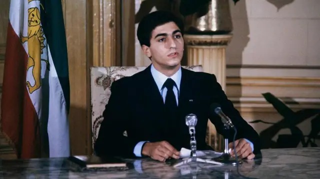 Reza Pahlavi como príncipe heredero antes de la revolución de 1979. | AFP