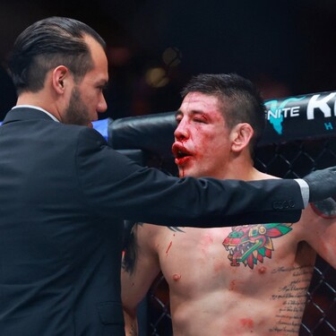 El peleador inglés Lone'er Kavanagh vence al mexicano Brandon Moreno por decisión unánime en la pelea estelar de UFC México 2026
