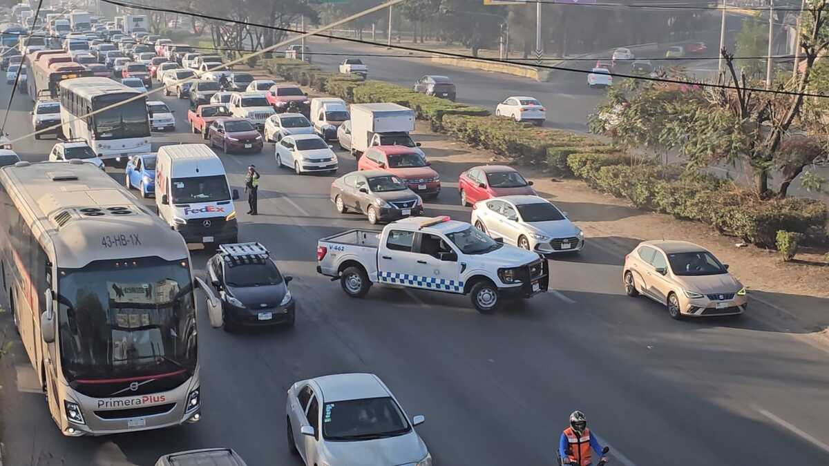 El accidente ocurrió sobre la carretera a Chapala. (Juan Carlos Munguía)