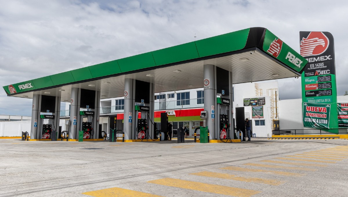 Gasolinera de Pemex en Tamaulipas.