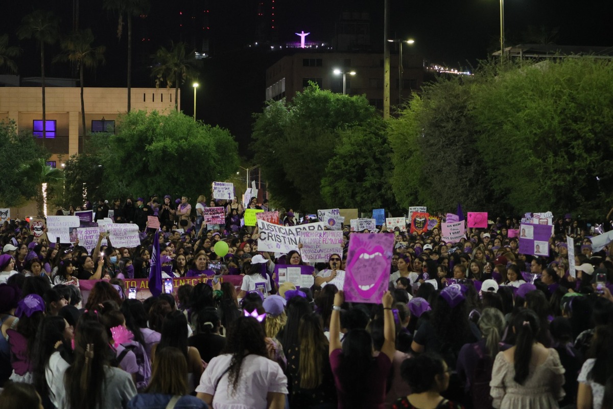 Marcha 8M en Torreón, Gómez Palacio y Lerdo. (Archivo: Verónica Rivera)