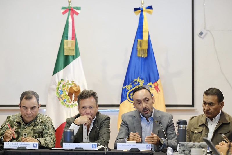 Sesión del gabinete de Seguridad en Tapalpa. (Cortesía)