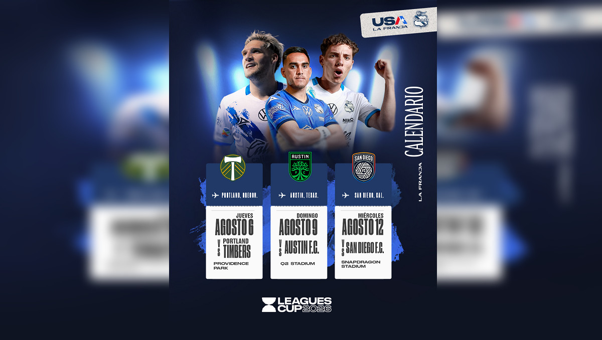 Club Puebla conoce a sus rivales de la Leagues Cup 2026 | Especial