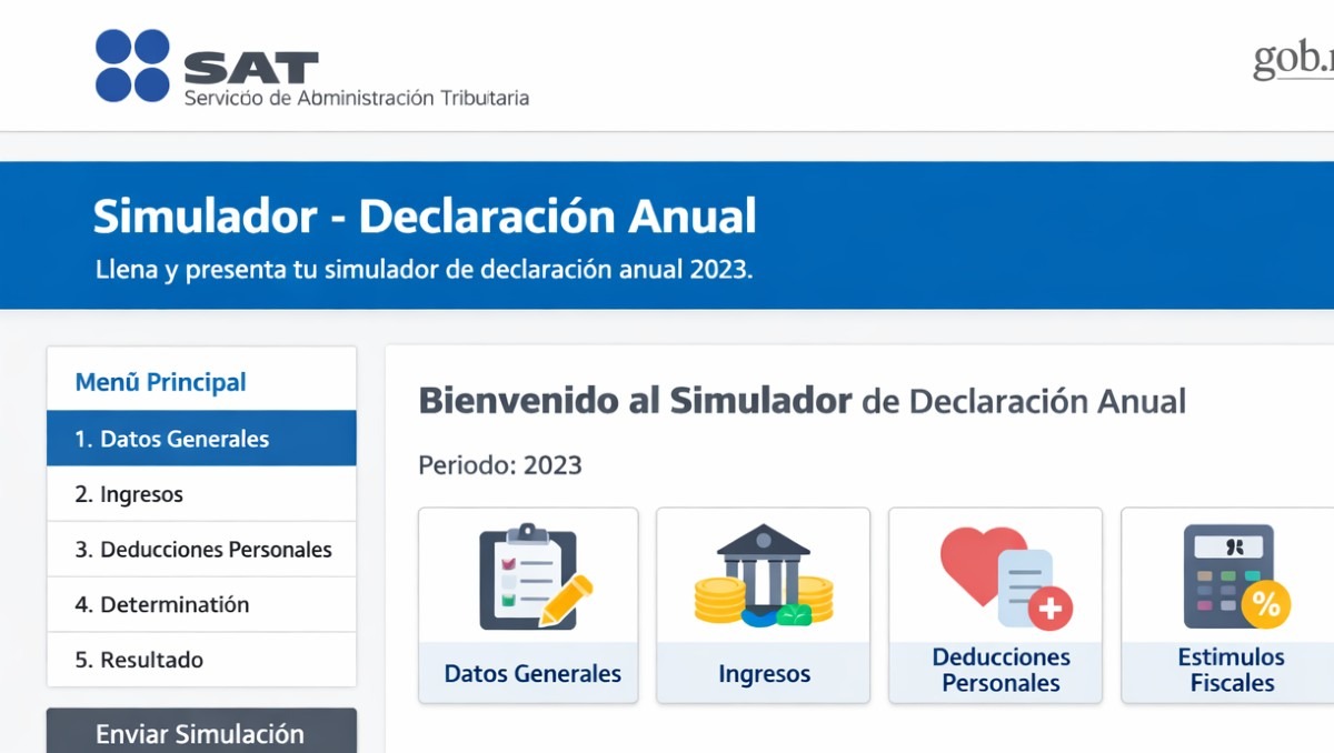 Cómo usar el simulador del SAT 2025 para la Declaración Anual | ESPECIAL