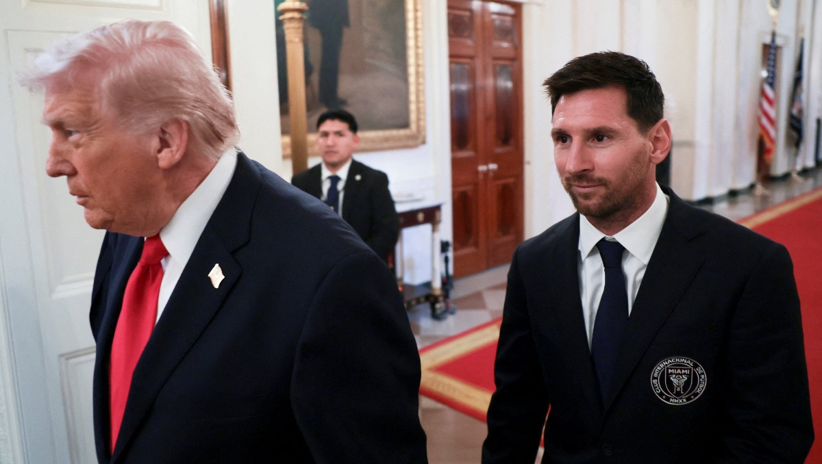Donald Trump recibe a Lionel Messi y al Inter Miami en la Casa Blanca (Reuters)