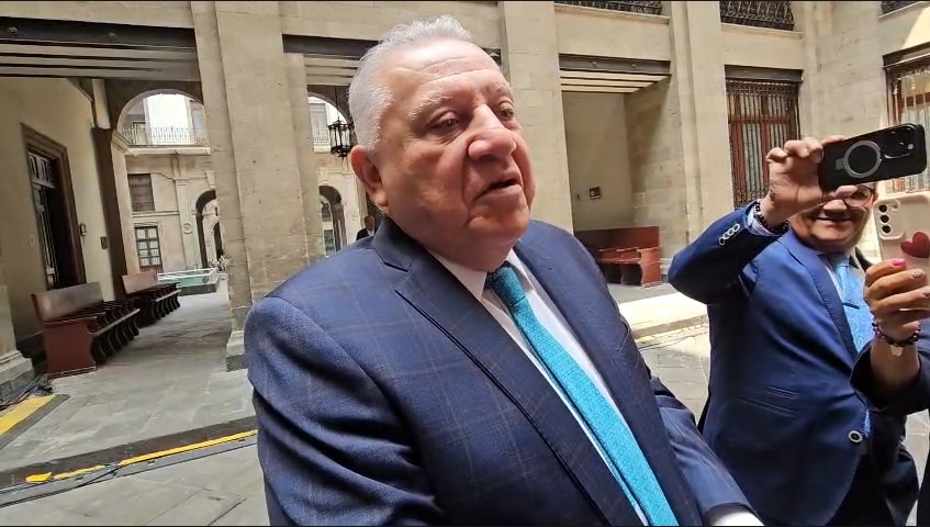 Rafael Marín Mollinedo en Palacio Nacional | Captura