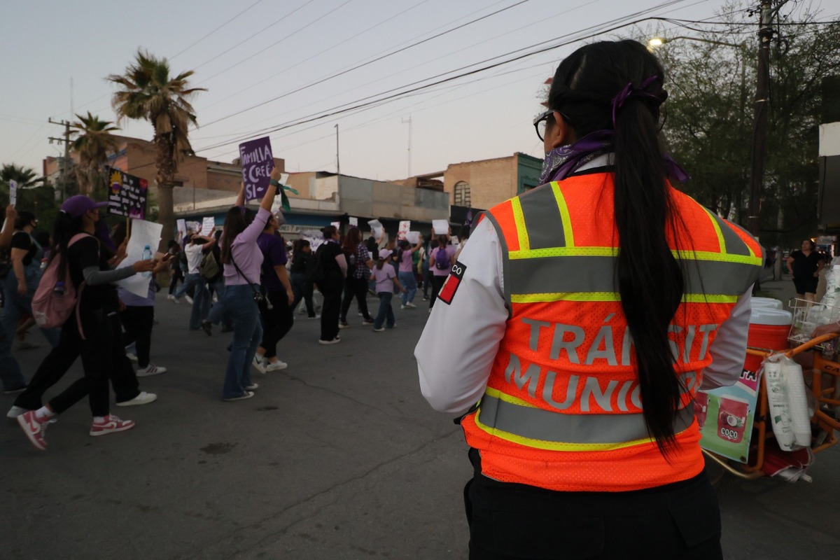 Serán 80 agentes mujeres de Tránsito y Vialidad las que brindarán apoyo a las asistentes desde la distancia. (Archivo: Verónica Rivera)