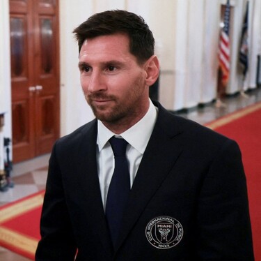 Donald Trump recibió al Inter de Miami en la Casa Blanca y elogió a Lionel Messi por ganar la MLS