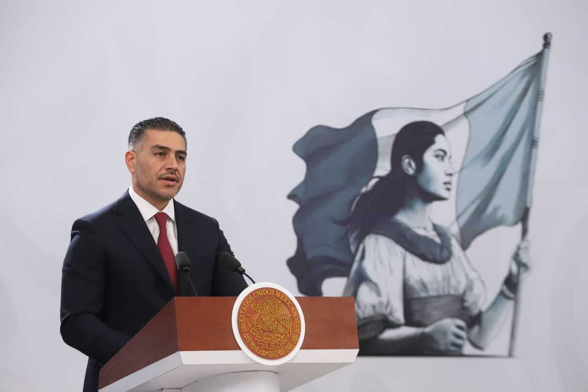 El Secretario de Seguridad; Omar García Harfuch. Foto: Jesús Quintanar