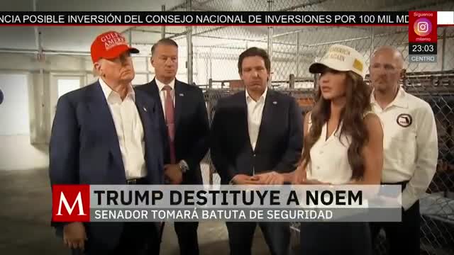 Trump anunció la destitución de Kristi Noem | Paola Barquet, 5 de marzo de 2026