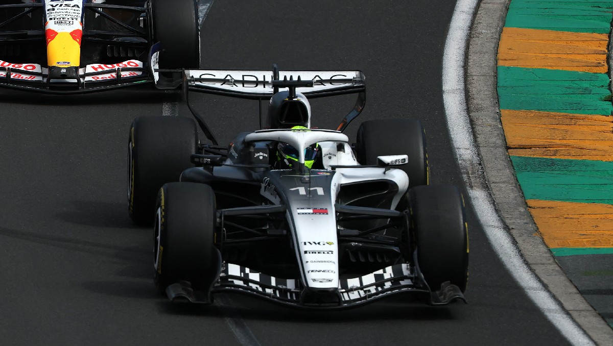 'Checo' Pérez en su primera carrera con Cadillac en el GP de Australia (AFP)