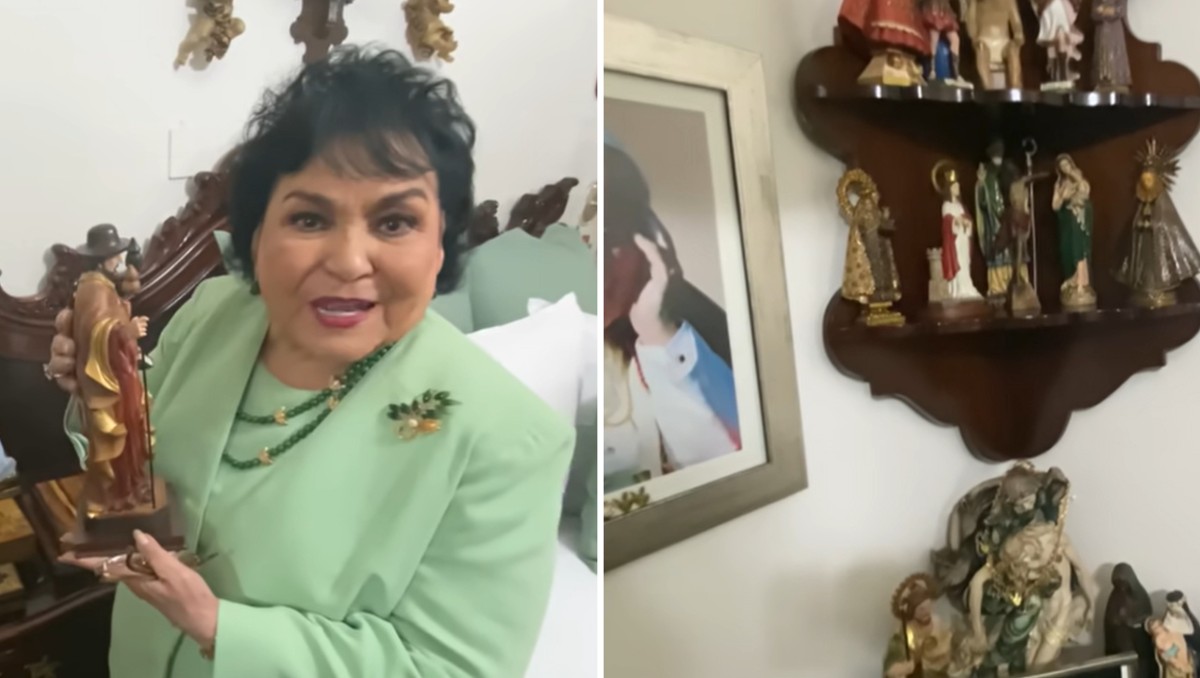 Carmen Salinas muestra sus altares (YT)