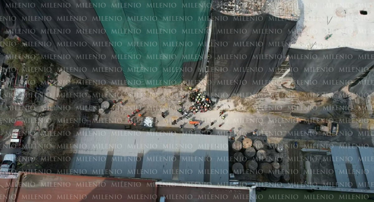 Colapsa edificio en CdMx. | Foto: Elesban Chávez