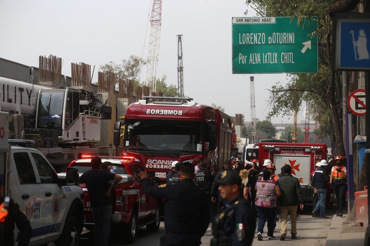 Derrumbe de edificio en San Antonio Abad. | Araceli López