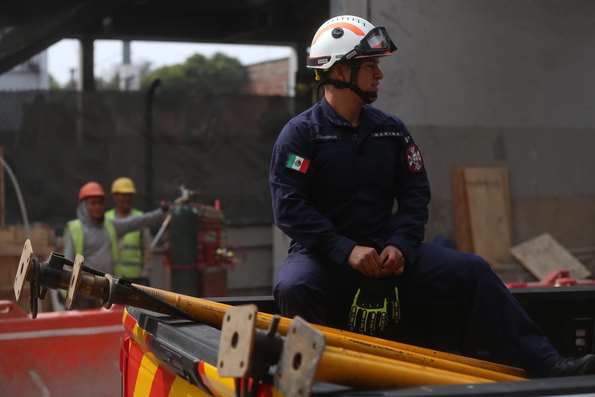 Derrumbe de edificio en San Antonio Abad. | Araceli López