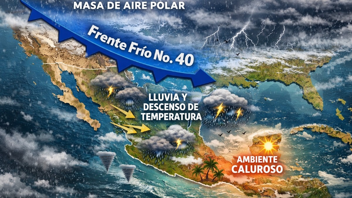 El frente frío número no solo ocasionará bajas temperaturas en México | IA Discover Milenio