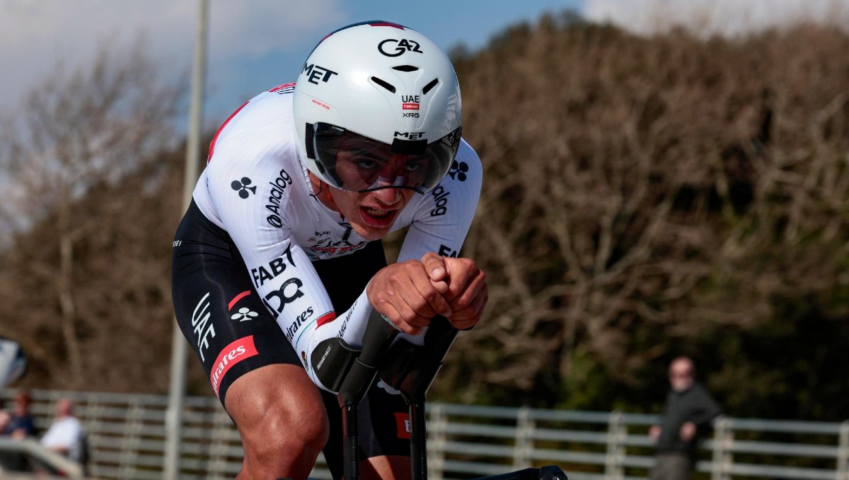 Isaac del Toro termina décimo en la crono más rápida de la Tirreno Adriático (EFE)