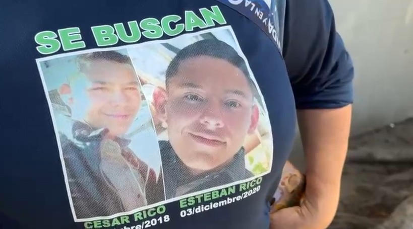 Las madres buscadoras fueron alertadas de la presunta responsable de la desaparición de los jóvenes. | Captura de pantalla