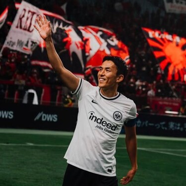 Makoto Hasebe, jugador japonés que milita en el Eintracht Frankfurt de la Bundesliga.