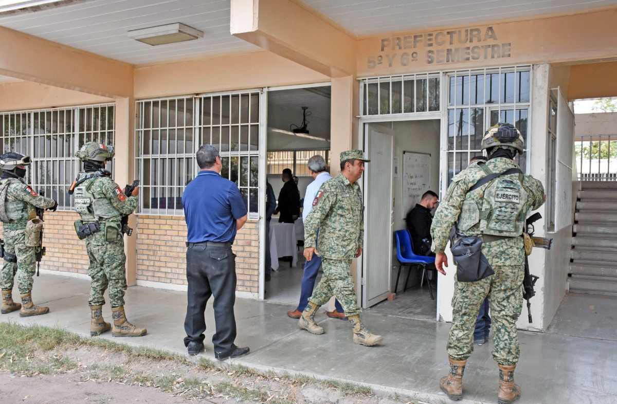 Mesa de seguridad en La Laguna. | Roberto Amaya