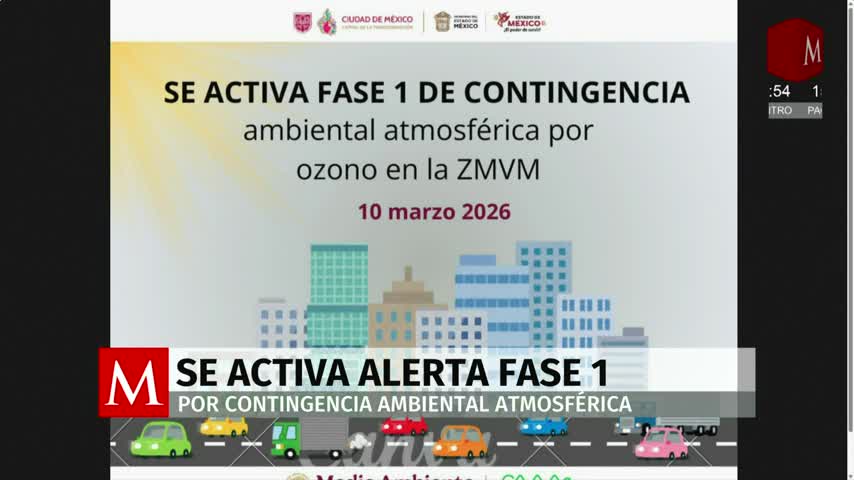 Activan Contingencia Ambiental Fase 1 en el Valle de México