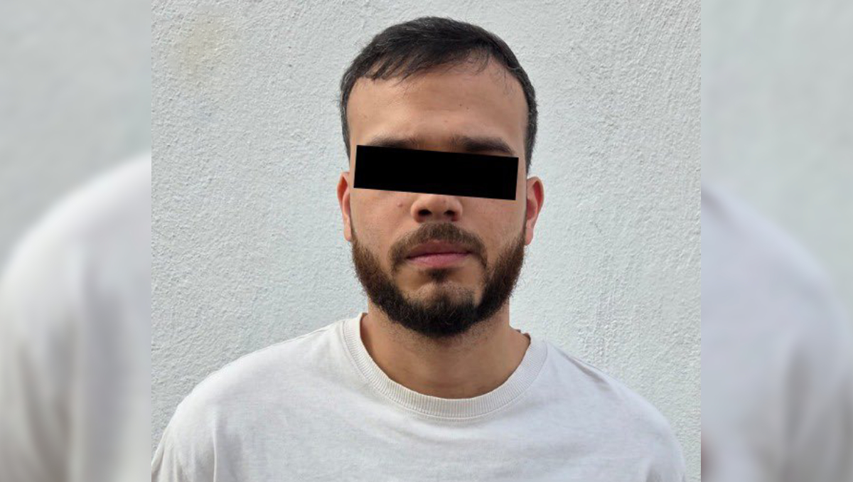 Adrián David 'N' hombre originario de Venezuela detenido. | SSC