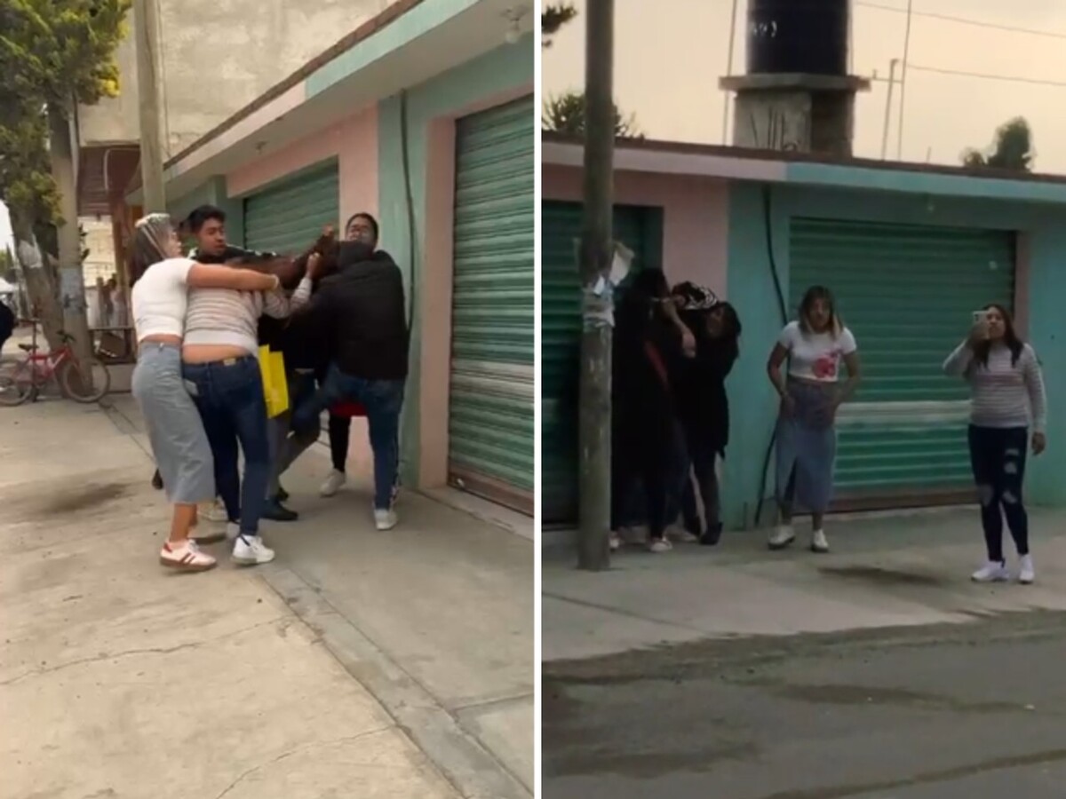 La agresión contra la madre de la menor fue grabada por habitantes de la localidad de Lázaro Cárdenas.
