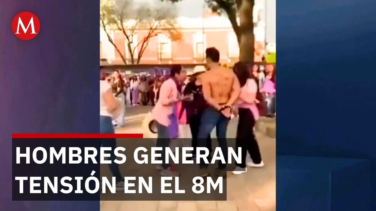 Hombres generan disturbios en marchas del 8M en Ciudad de México Campeche y Guanajuato