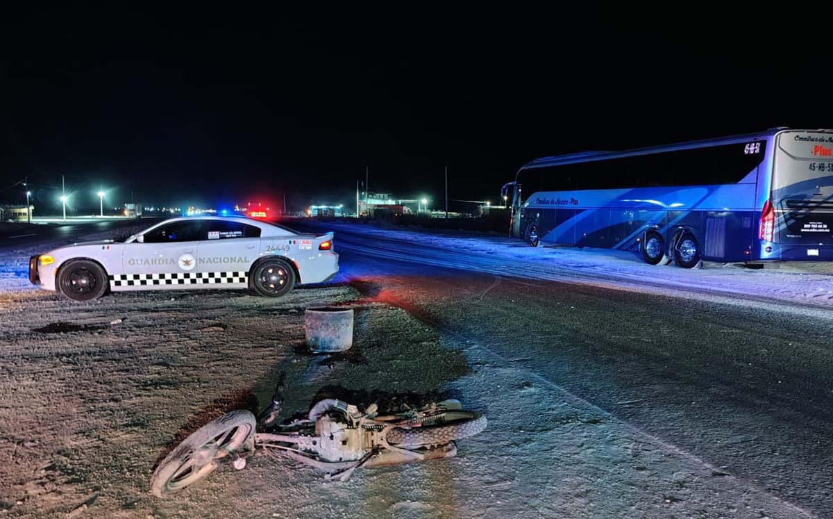 Joven motociclista muere arrollado. | Foto: Especial