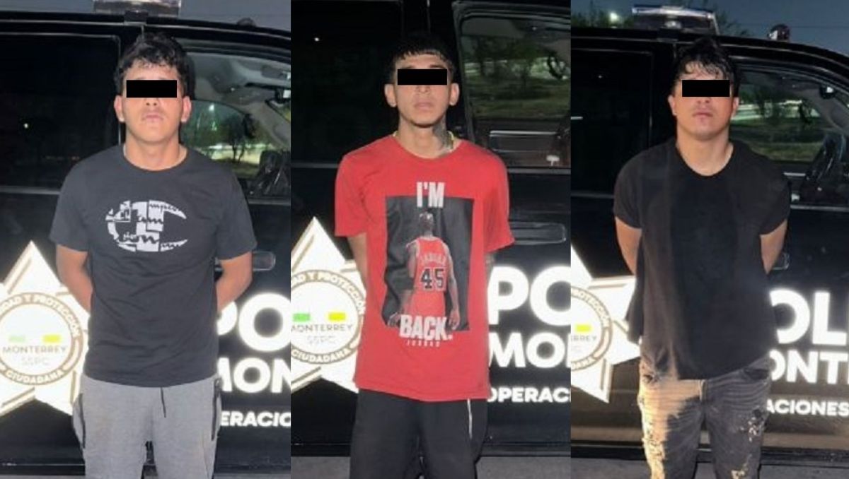 Los tres jóvenes fueron puestos a disposición del Ministerio Público. | Especial