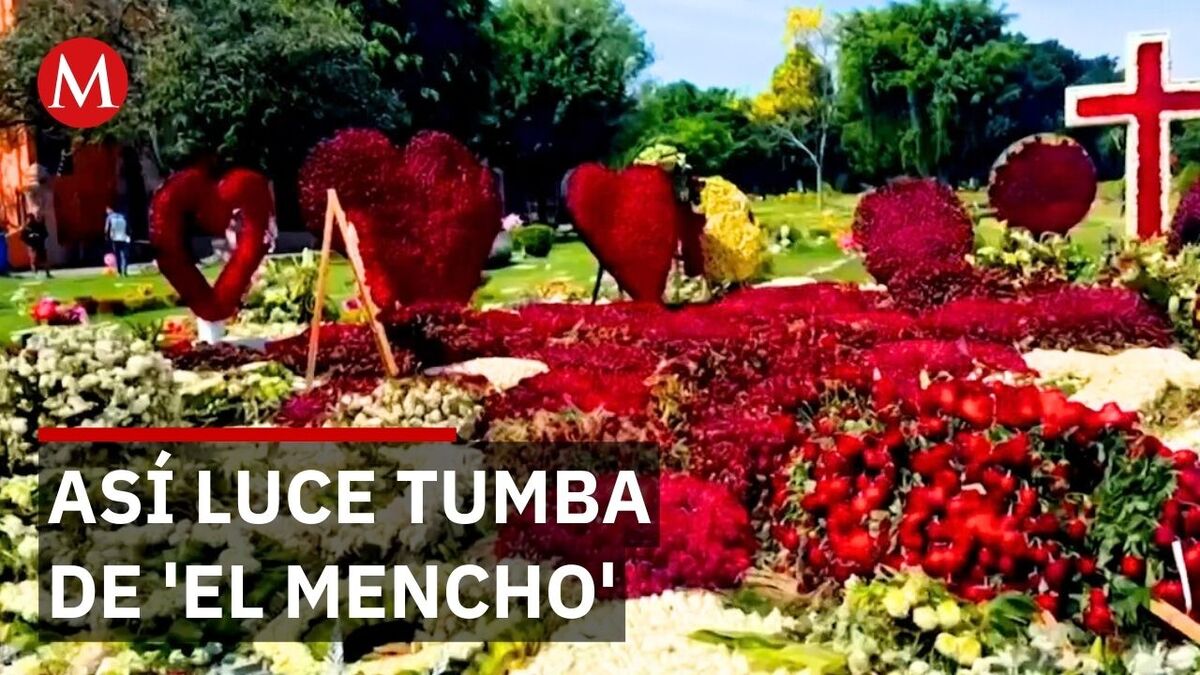 Así luce la tumba de Nemesio Oseguera Cervantes El Mencho a 15 días de su muerte