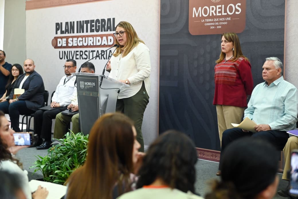 Margarita González Saravia, anunció el Plan Integral de Seguridad Universitaria, que se aplicará en instituciones de educación superior