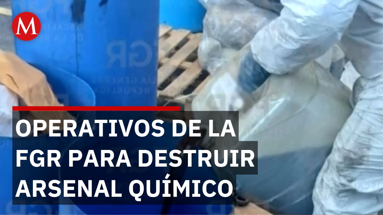 De Michoacán a Sinaloa: La FGR quema toneladas de precursores químicos